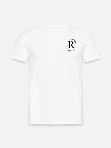 Letter R - Men's T-Shirt - white