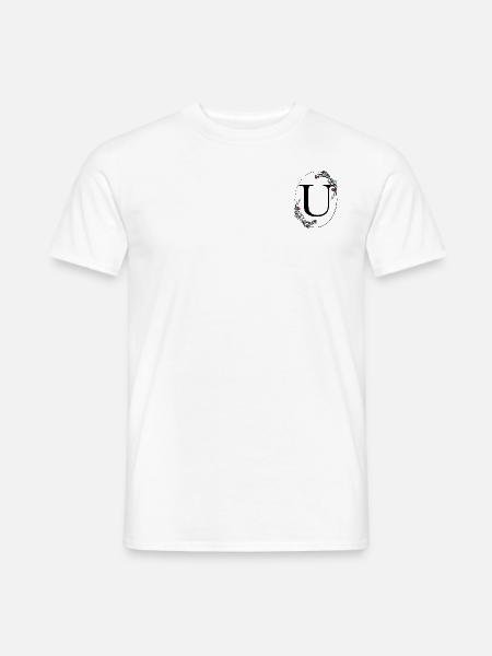 Letter U - Men's T-Shirt - white