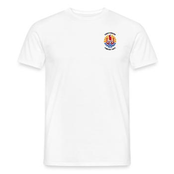 forever tahiti removebg preview - T-shirt homme - blanc - Devant - AI Model Male 178 dark (178cm)