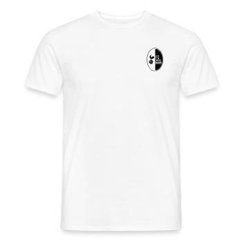 Gockhahn FC - Männer T-Shirt - Weiß - Vorne - AI Model Male 178 dark (178cm)
