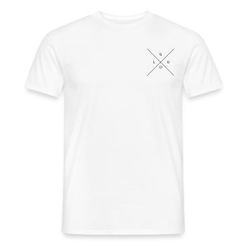 Gude - Men's T-Shirt - white - Front - AI Model Male 178 dark (178cm)