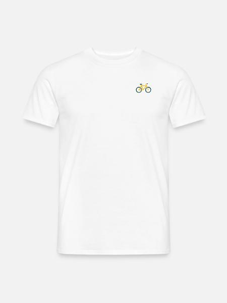 Mountain Bike Fahrrad Grafik / Illustration - Männer T-Shirt - Weiß