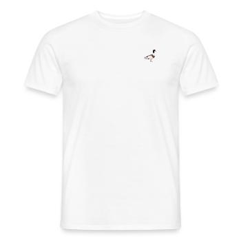 common shelduck - Men's T-Shirt - white - Front - AI Model Male 178 dark (178cm)