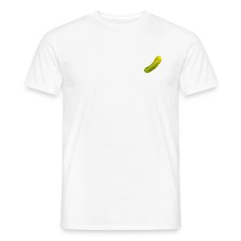 gherkin - Men's T-Shirt - white - Front - AI Model Male 178 dark (178cm)