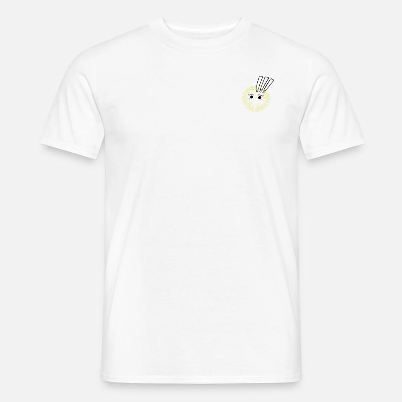 Ausdrucksstarker Glanz - Männer T-Shirt - Weiß