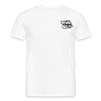 chaos2 - Männer T-Shirt - Weiß - Vorne - AI Model Male 178 dark (178cm)