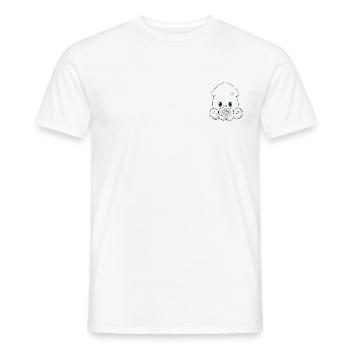 Maki le calmar - T-shirt homme - blanc - Devant - AI Model Male 178 dark (178cm)