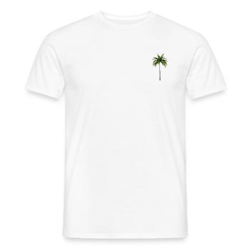 Chemise Palm - T-shirt homme - blanc - Devant - AI Model Male 178 dark (178cm)