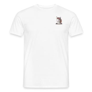 Cute Unicorn - Men's T-Shirt - white - Front - AI Model Male 178 dark (178cm)
