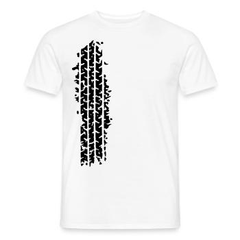 Skidmarks - Men's T-Shirt - white - Front - AI Model Male 178 dark (178cm)