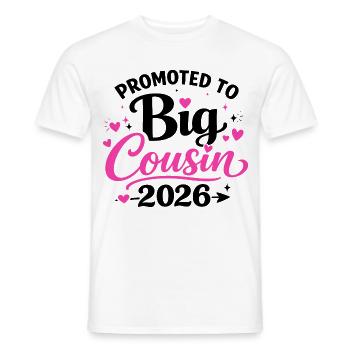 Cousine Adorable Design Cœurs et Étoiles - T-shirt homme - blanc - Devant - AI Model Male 178 dark (178cm)