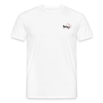 Yukon Maple Leaf - Männer T-Shirt - Weiß - Vorne - AI Model Male 178 dark (178cm)