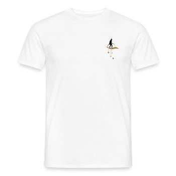 MOONWALK - STARS - Men's T-Shirt - white - Front - AI Model Male 178 dark (178cm)