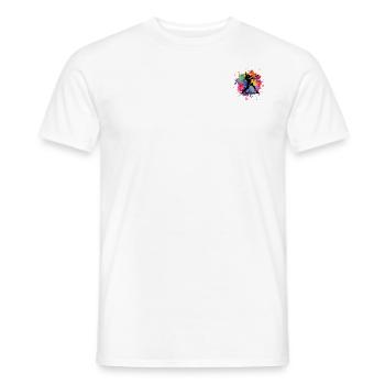base-ball - T-shirt homme - blanc - Devant - AI Model Male 178 dark (178cm)