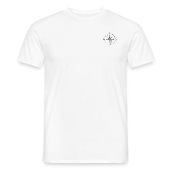 Natur Kompass - Männer T-Shirt - Weiß - Vorne - AI Model Male 178 dark (178cm)