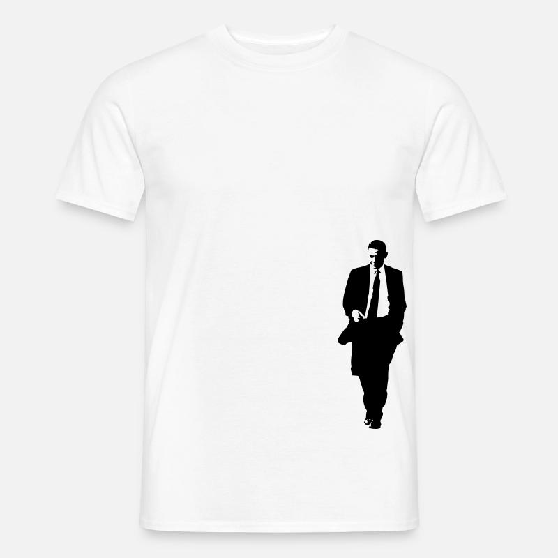 obama - Männer T-Shirt - Weiß