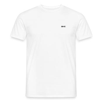 Für alle Fahrrad-Enthusiasten - Ein Bike TShirt - Männer T-Shirt - Weiß - Vorne - AI Model Male 178 dark (178cm)