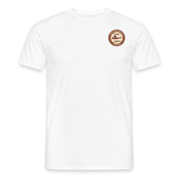 Vintage Flight School - Männer T-Shirt - Weiß - Vorne - AI Model Male 178 dark (178cm)