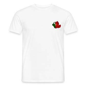 Portugal - Men's T-Shirt - white - Front - AI Model Male 178 dark (178cm)