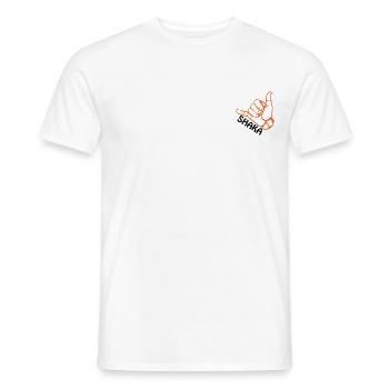 Shaka - Men's T-Shirt - white - Front - AI Model Male 178 dark (178cm)