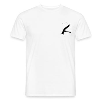Pflasterer, Hammer, Pflasterhammer, Pflaster - Männer T-Shirt - Weiß - Vorne - AI Model Male 178 dark (178cm)