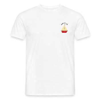 Fresh off the Boat - Men's T-Shirt - white - Front - AI Model Male 178 dark (178cm)