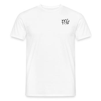 Signe du zodiaque Scorpion Floral & Minimaliste - T-shirt homme - blanc - Devant - AI Model Male 178 dark (178cm)