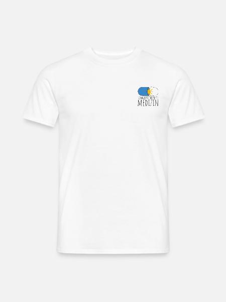 Sonne ist die beste Medizin - Männer T-Shirt - Weiß