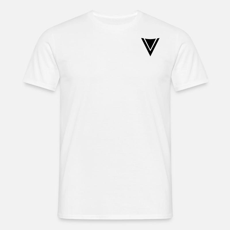 FronzeDE Basic Noir - T-shirt Homme - blanc