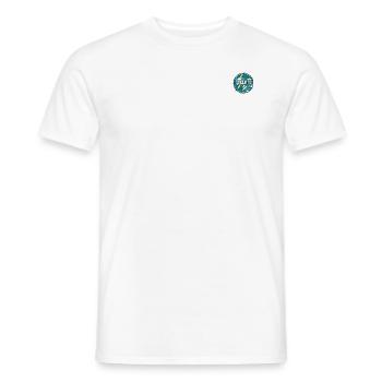 STELATCLOTHING - Männer T-Shirt - Weiß - Vorne - AI Model Male 178 dark (178cm)