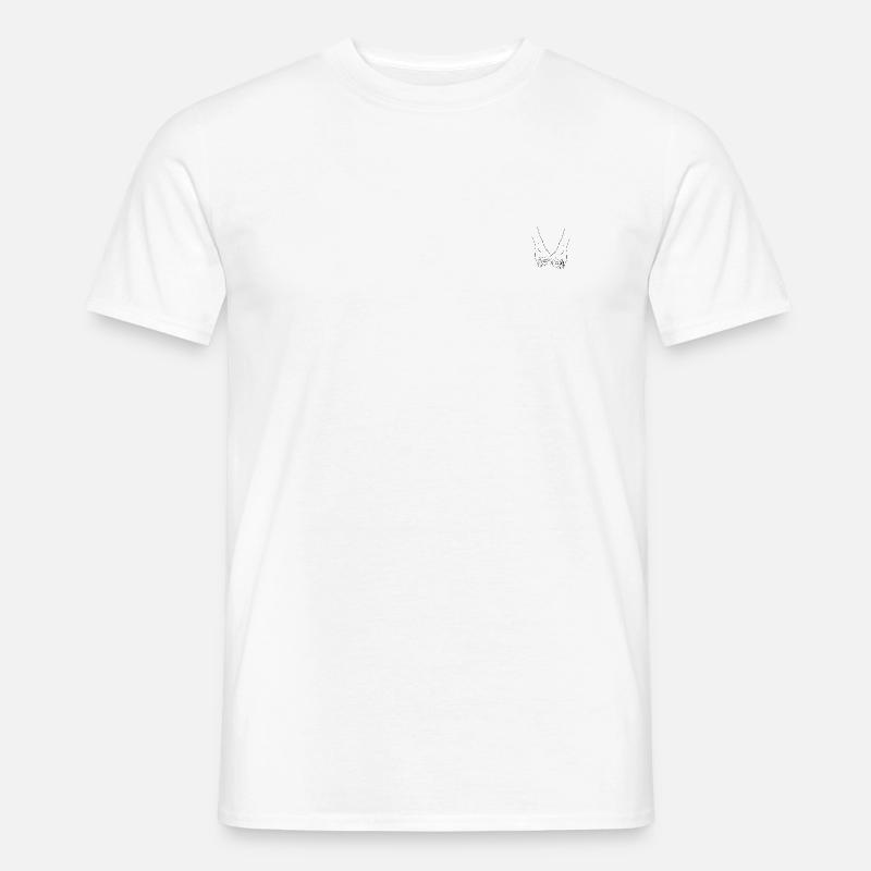 Hand Hände Liebe Paar - Männer T-Shirt - Weiß