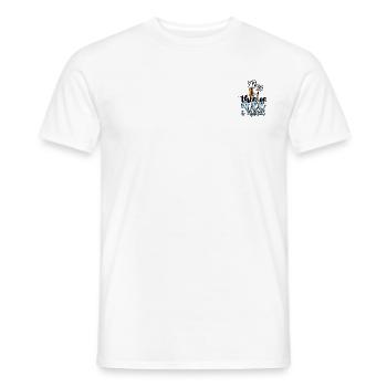 Buzzer - Men's T-Shirt - white - Front - AI Model Male 178 dark (178cm)