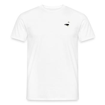 common eider - Men's T-Shirt - white - Front - AI Model Male 178 dark (178cm)