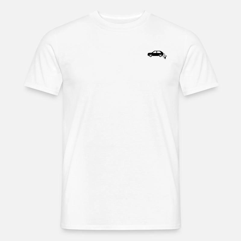 E-Auto - Männer T-Shirt - Weiß