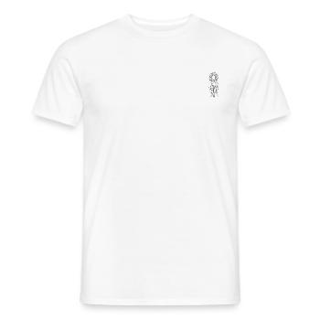 sunflower-woman - Männer T-Shirt - Weiß - Vorne - AI Model Male 178 dark (178cm)