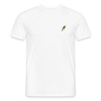 Glace de cactus - T-shirt homme - blanc - Devant - AI Model Male 178 dark (178cm)