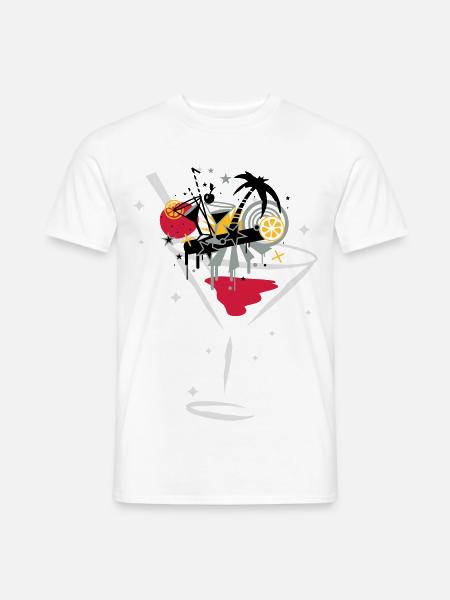 cocktail_bar - Männer T-Shirt - Weiß