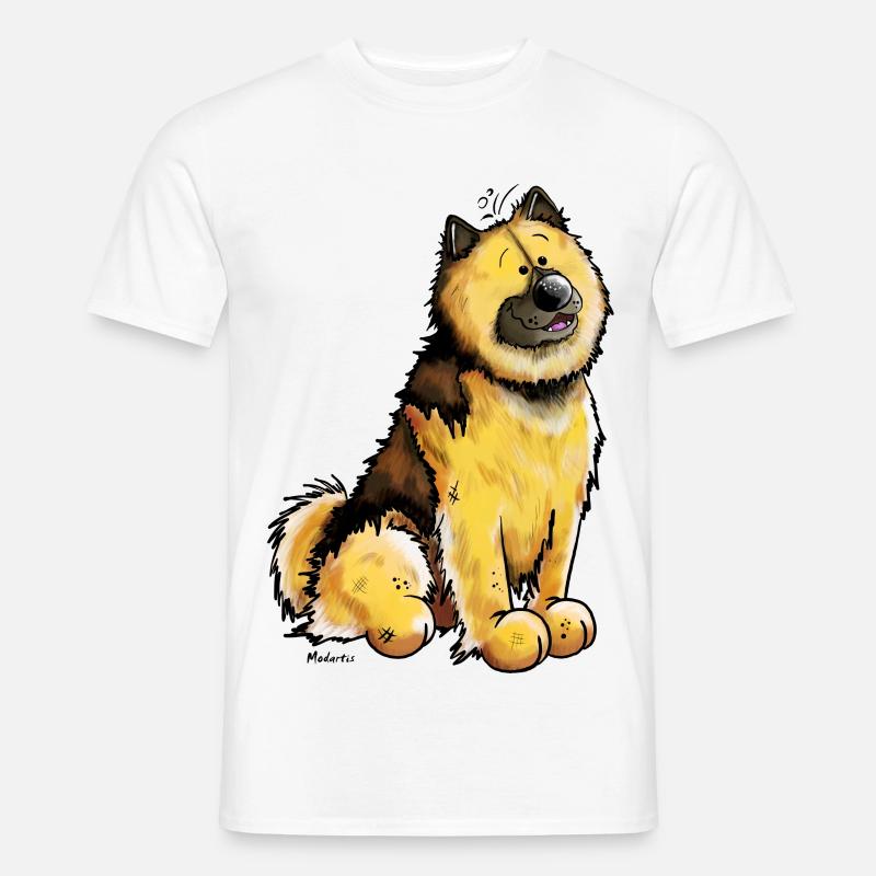 Stolzer Eurasier - Männer T-Shirt - Weiß