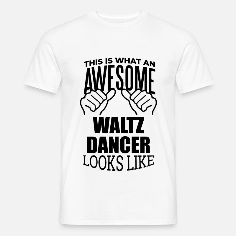 Walzer - Männer T-Shirt - Weiß