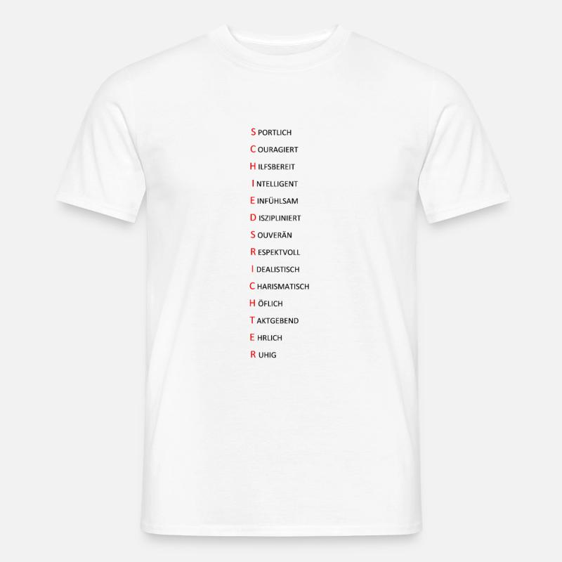 Schiedsrichter Eigenschaften - Männer T-Shirt - Weiß