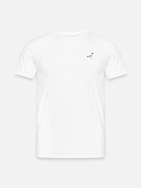 Lachmöwe - Männer T-Shirt - Weiß