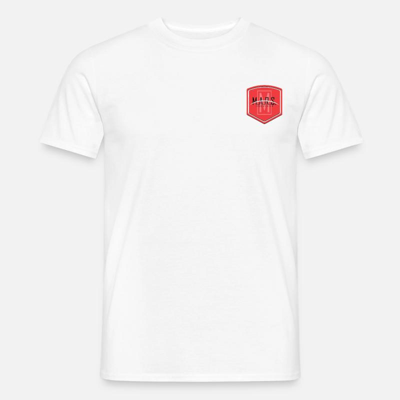 G.I. Joe MARS Industries Rød Bryst Logo - Mænd T-shirt - hvid