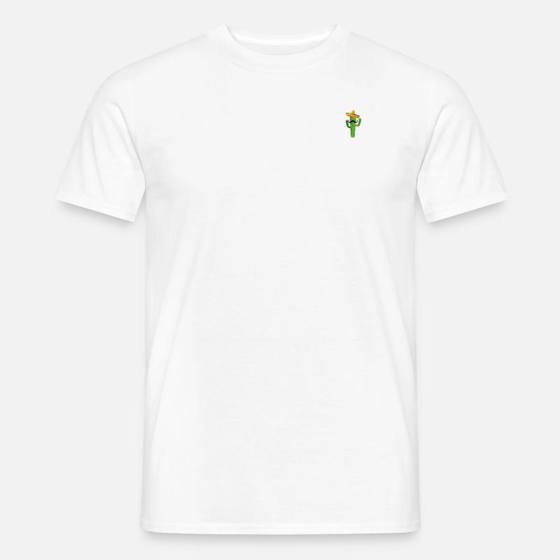 Fun Cactus - Männer T-Shirt - Weiß