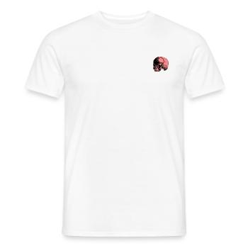 Tête de mort - T-shirt homme - blanc - Devant - AI Model Male 178 dark (178cm)