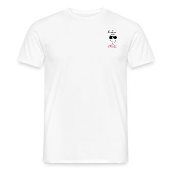 Dwarf spitz - Men's T-Shirt - white - Front - AI Model Male 178 dark (178cm)