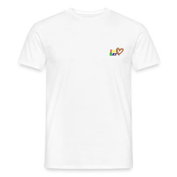 I'm Gay - Men's T-Shirt - white - Front - AI Model Male 178 dark (178cm)