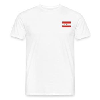 I love Austria - Männer T-Shirt - Weiß - Vorne - AI Model Male 178 dark (178cm)