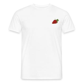 Fraise - T-shirt homme - blanc - Devant - AI Model Male 178 dark (178cm)