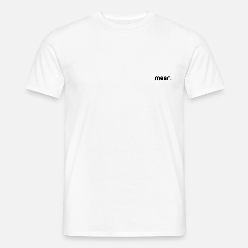 meer. - Männer T-Shirt - Weiß