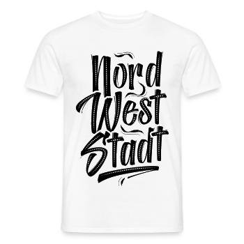 Frankfurt Nordweststadt FFM - T-shirt homme - blanc - Devant - AI Model Male 178 dark (178cm)